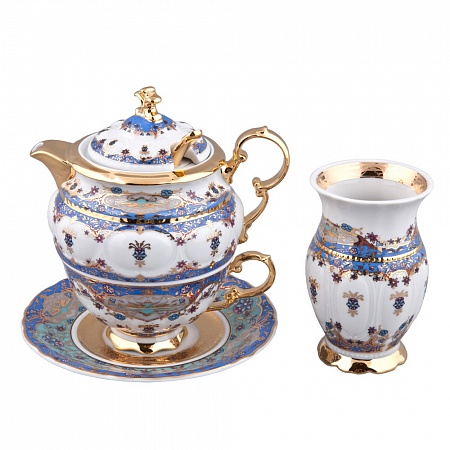 Подарочный набор чайный на 1 персону 6 предметов Дуо и Дуо Делюкс (07140824-2025k) Rudolf Kampf