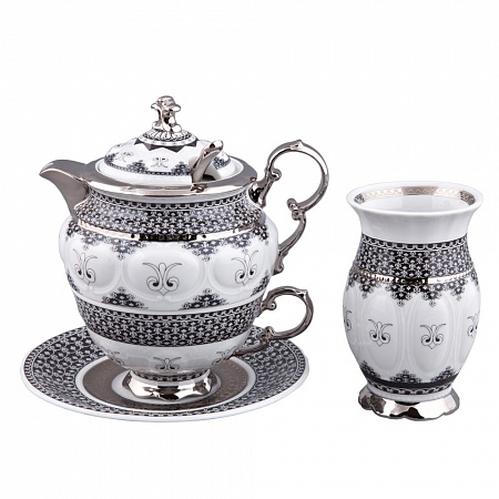 Подарочный набор чайный на 1 персону 6 предметов Дуо и Дуо Делюкс (07140824-2115k) Rudolf Kampf